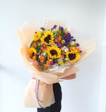 Debut Sunflower - Designer Bouquet - K. FLOWER