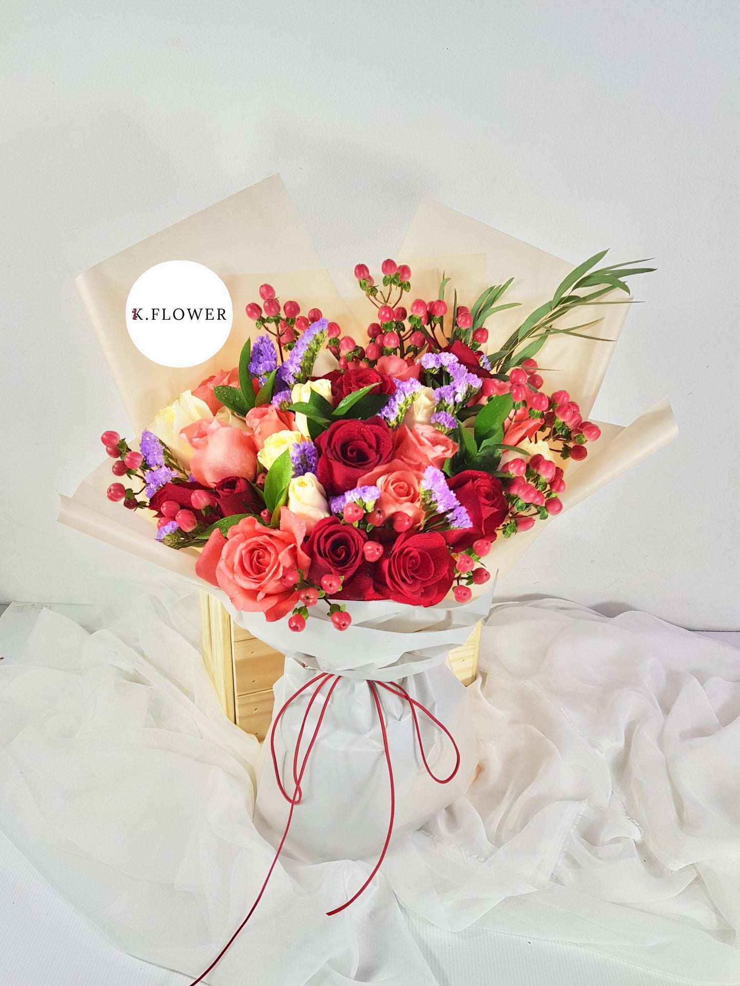 Rose Garden - Designer Bouquet - K. FLOWER
