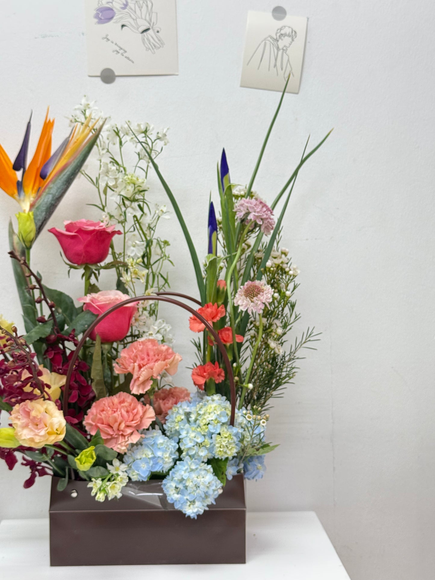 Flower Bouquet Of The Day, Bloom Bag