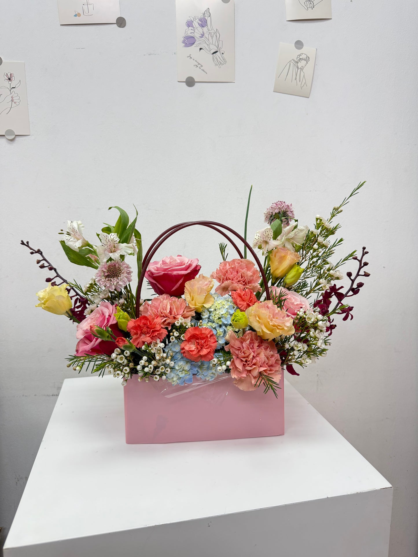 Flower Bouquet Of The Day, Bloom Bag