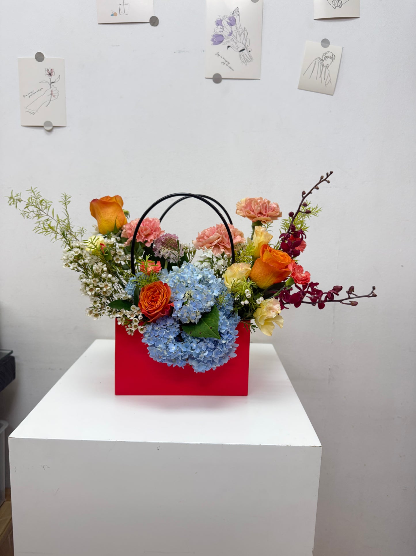 Flower Bouquet Of The Day, Bloom Bag