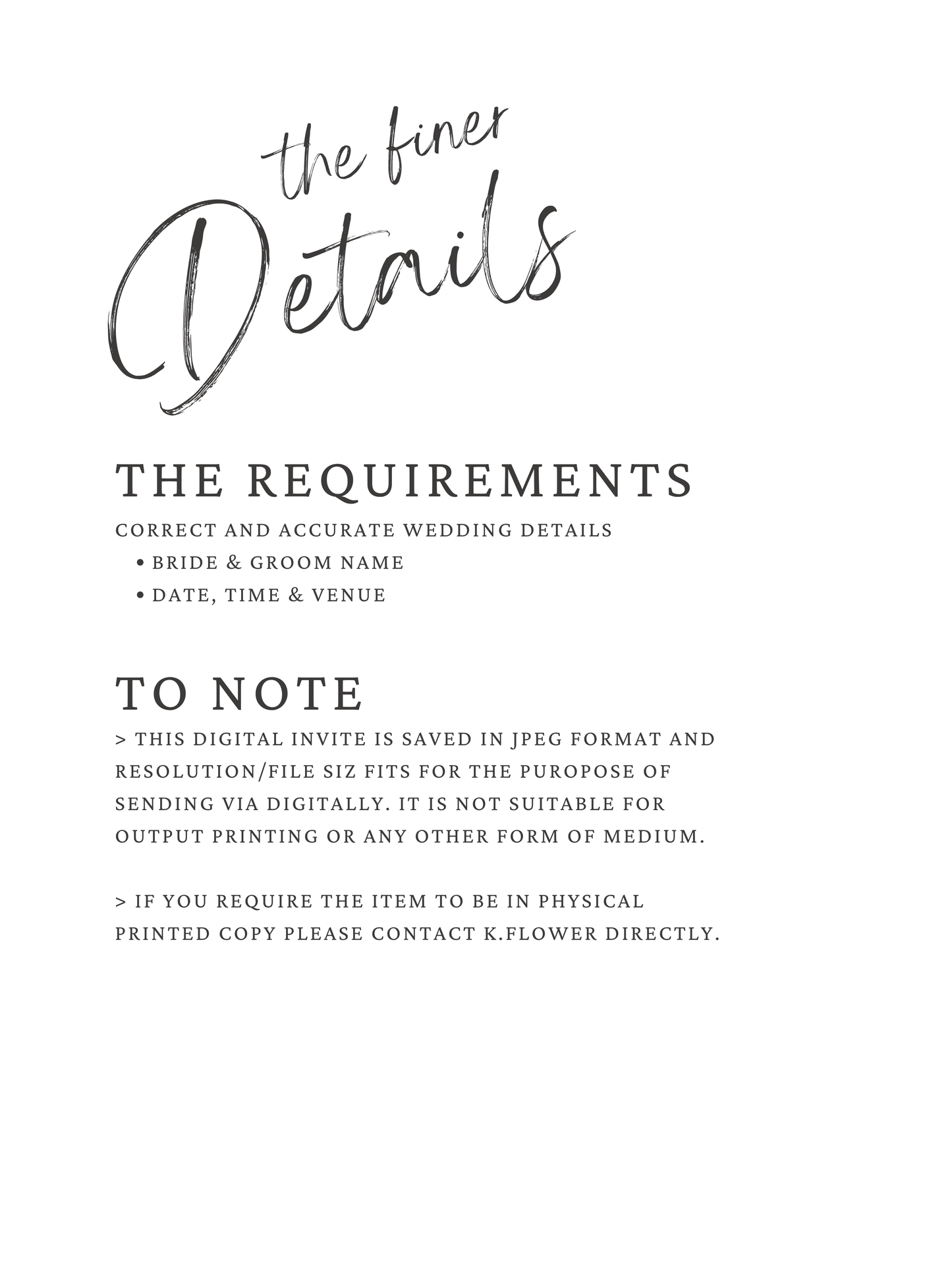 Romantic Digital Wedding Invitation