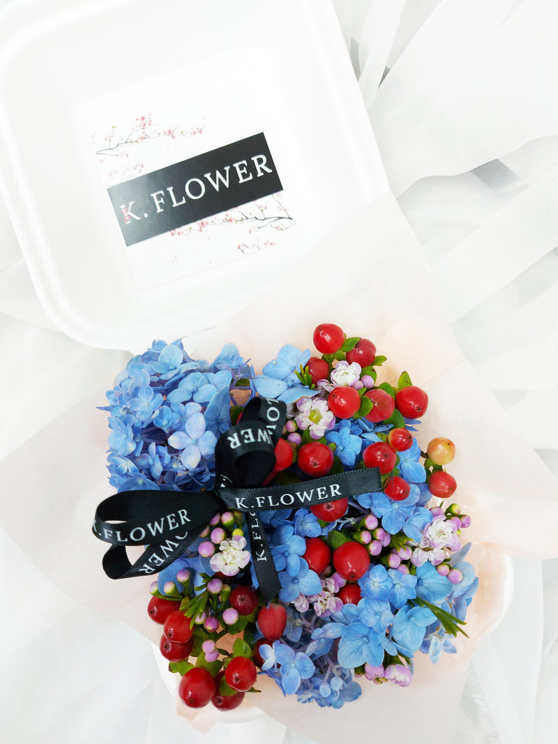 Hydrangea, Flower Cake
